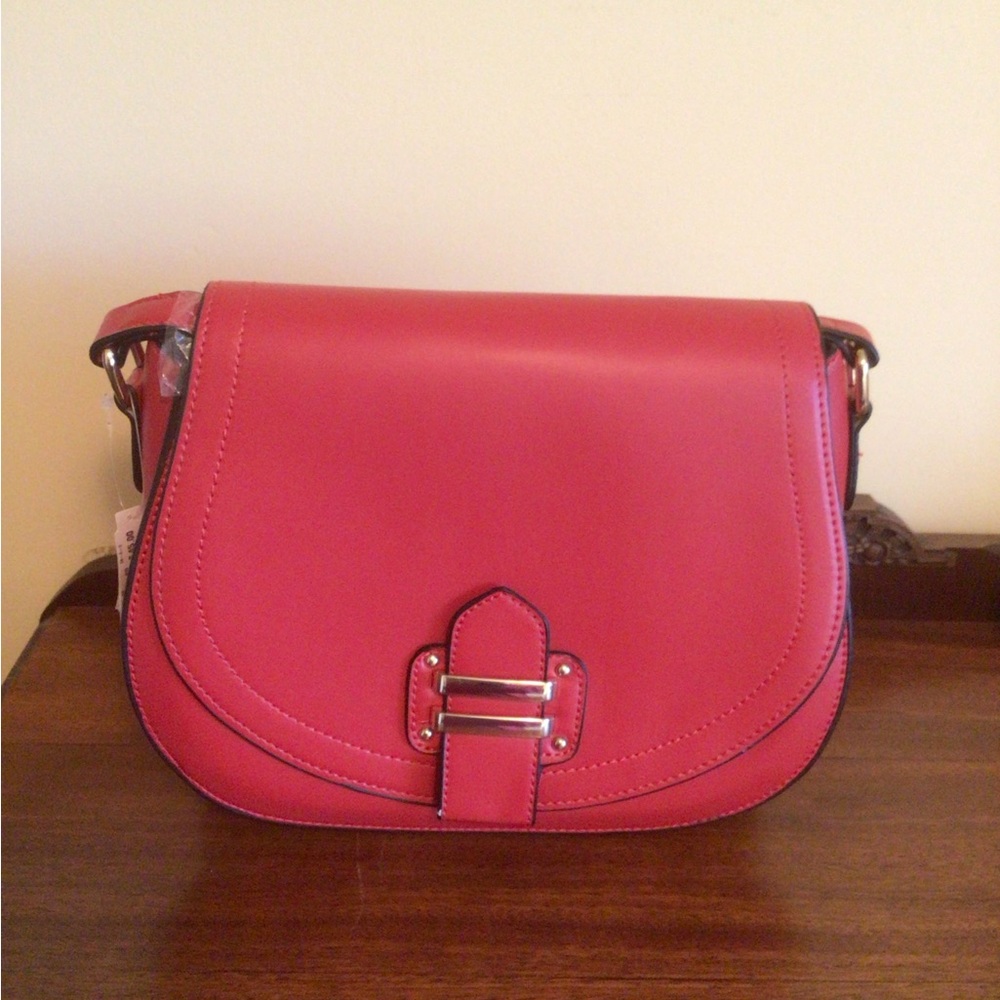 Aldo Red Saddle Crossbody Bag